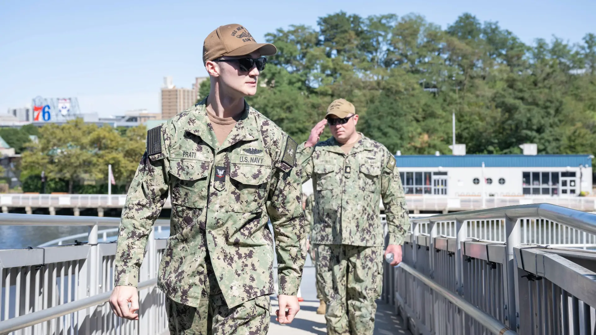 BB-62 veterans visit photo 1