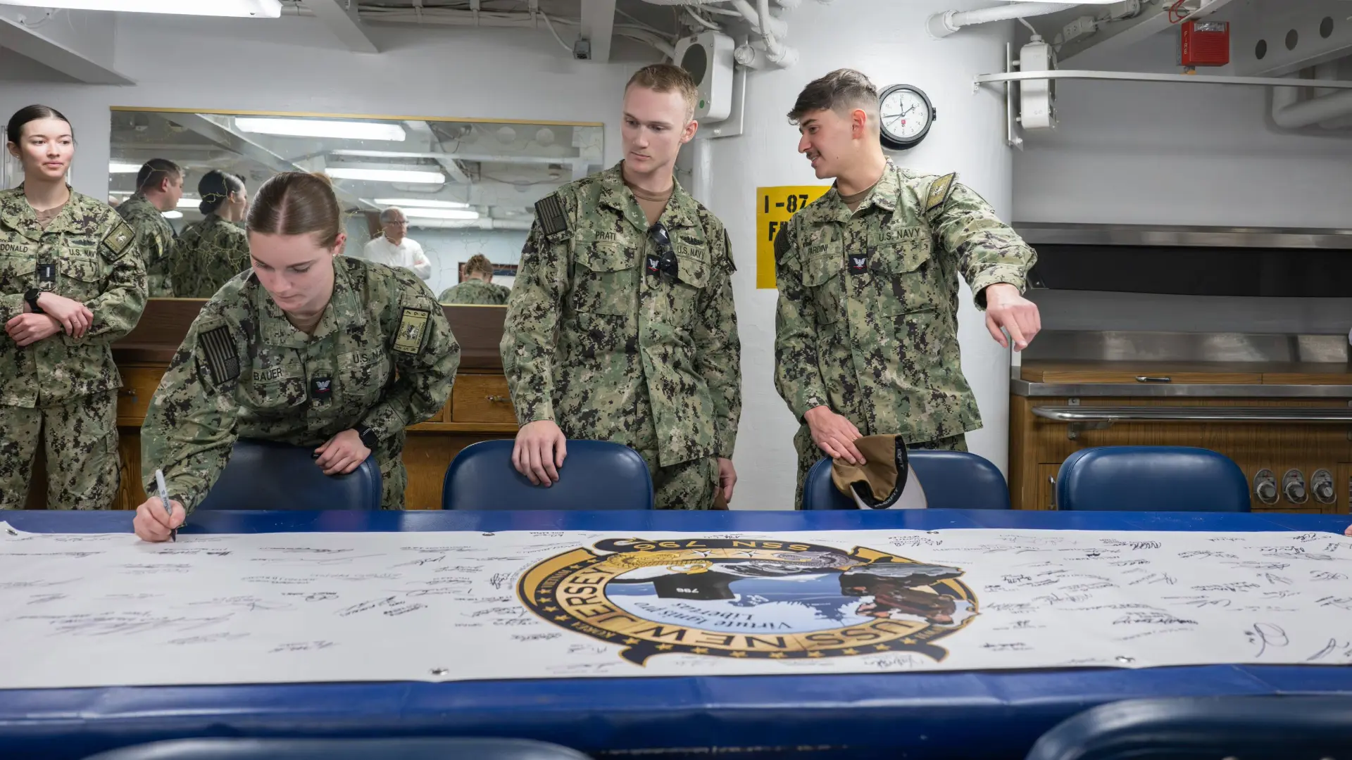 BB-62 veterans visit photo 3